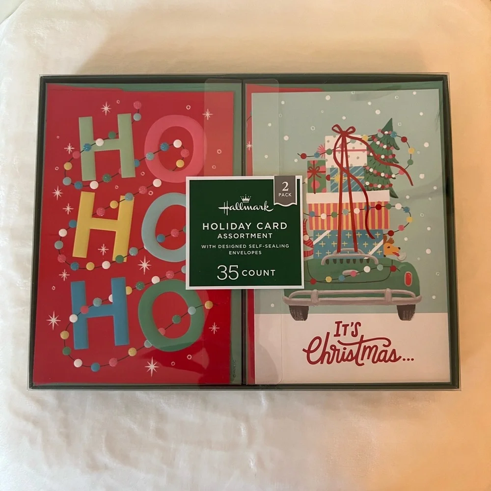 Hallmark Holiday Card Set – 35 Count (2 Designs) –‎ New in Box